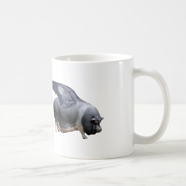 Flugschwein Kaffeetasse (Rechts)
