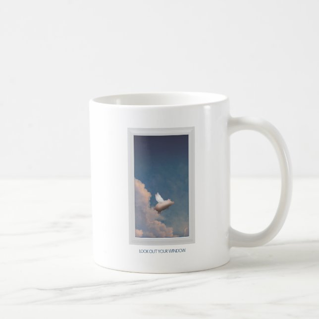 Flugschwein Kaffeetasse (Rechts)