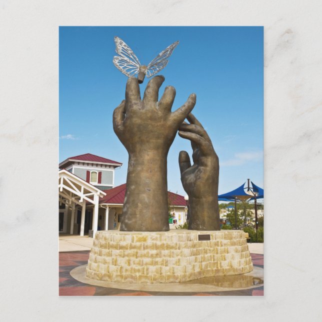 Flugskulptur Postkarte (Vorderseite)