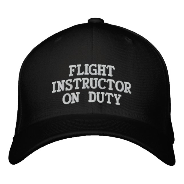 FLUGSTEUER BESTICKTE KAPPE (Vorderseite)