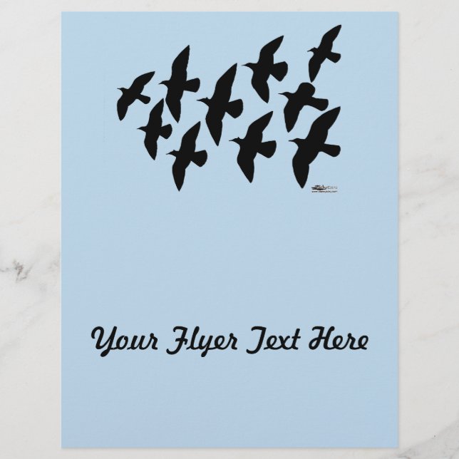 Flugtauben Flyer (Vorne)