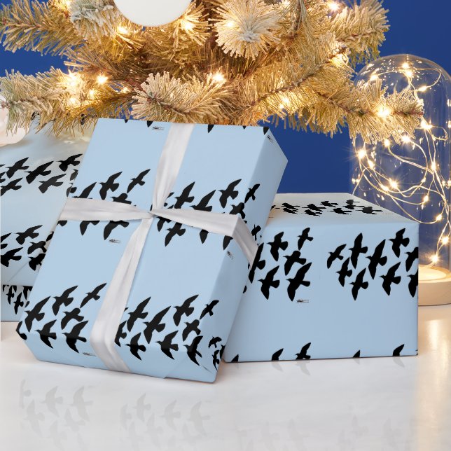 Flugtauben Geschenkpapier (Feiertage)