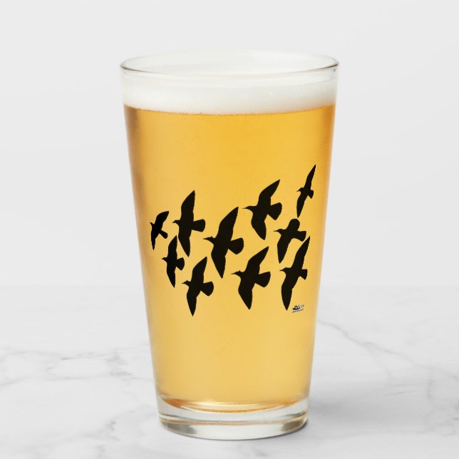 Flugtauben Glas (Vorne (Gefüllt))
