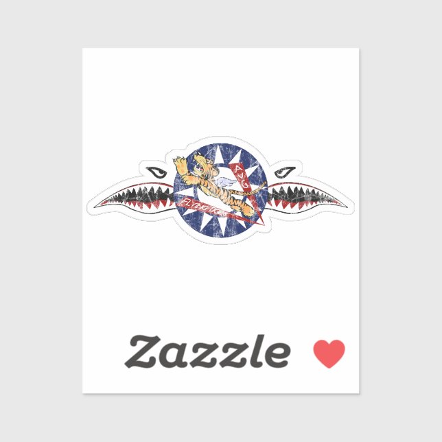 Flugtigers Aufkleber (Blatt)