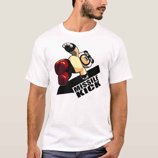 Flugtritt Pandaman T-Shirt (Vorderseite)