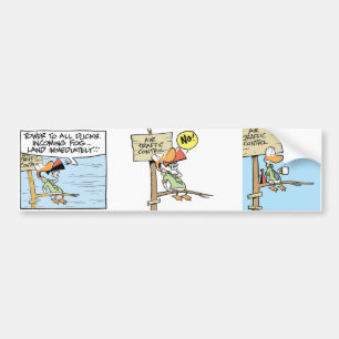 Flugverkehr-Kontrollen-Cartoon-Autoaufkleber Autoaufkleber