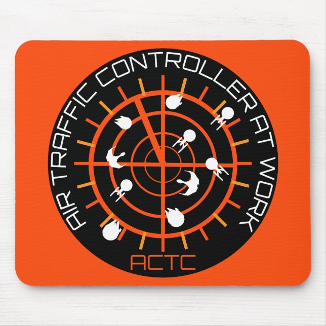 Flugverkehrsleiter Mousepad (Vorne)