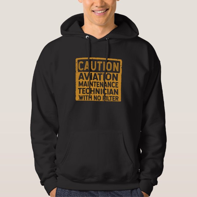 Flugwart ohne Filter Hoodie (Vorderseite)