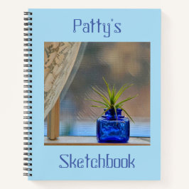 Flugwerk in Window Sketchbook Notizbuch