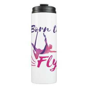 FlugYogasilben, Geboren zum Fliegen Thermosbecher