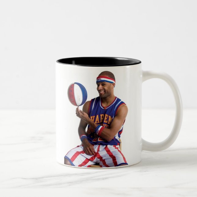 Flugzeit-Balldrehbeschleunigung Zweifarbige Tasse (Rechts)