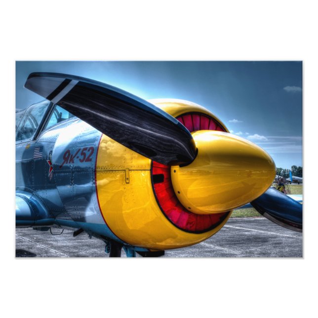 Flugzeug 2 fotodruck (Vorne)