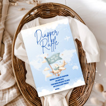 Flugzeug Adventure erwartet Diapper Raffle