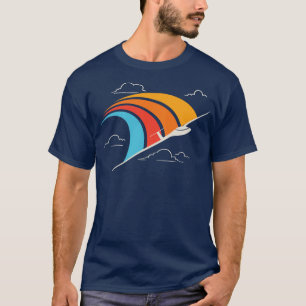 Flugzeug-Aviator für Retro-Glider T-Shirt