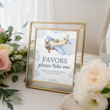Flugzeug-Aviator-Geschenke-Dankeschön-Schild 8x10