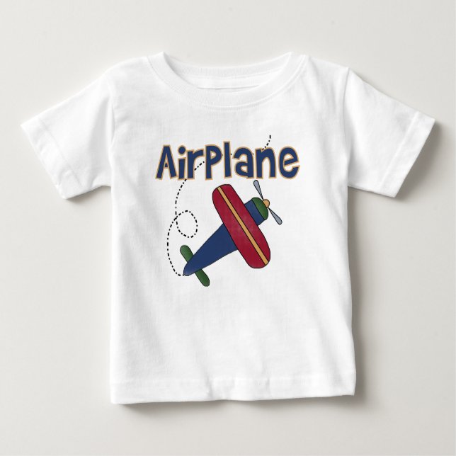 Flugzeug Baby T-shirt (Vorderseite)