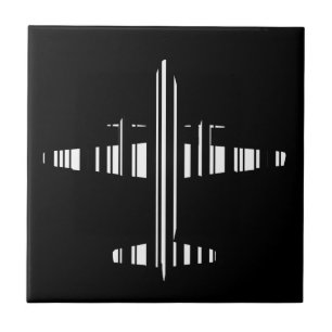 FLUGZEUG-BARCODE Jetstream-Barcode-Musterdesign Fliese