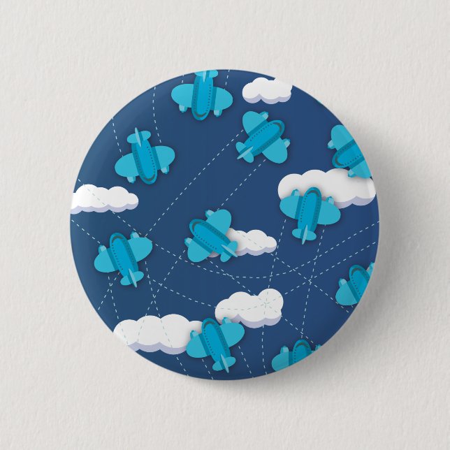 Flugzeug Button (Vorderseite)