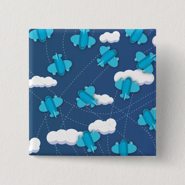 Flugzeug Button (Vorderseite)