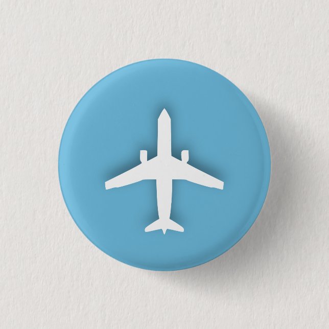 Flugzeug Button (Vorderseite)