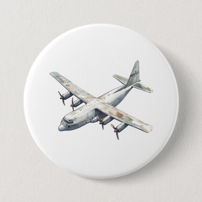 Flugzeug Button (Vorderseite)