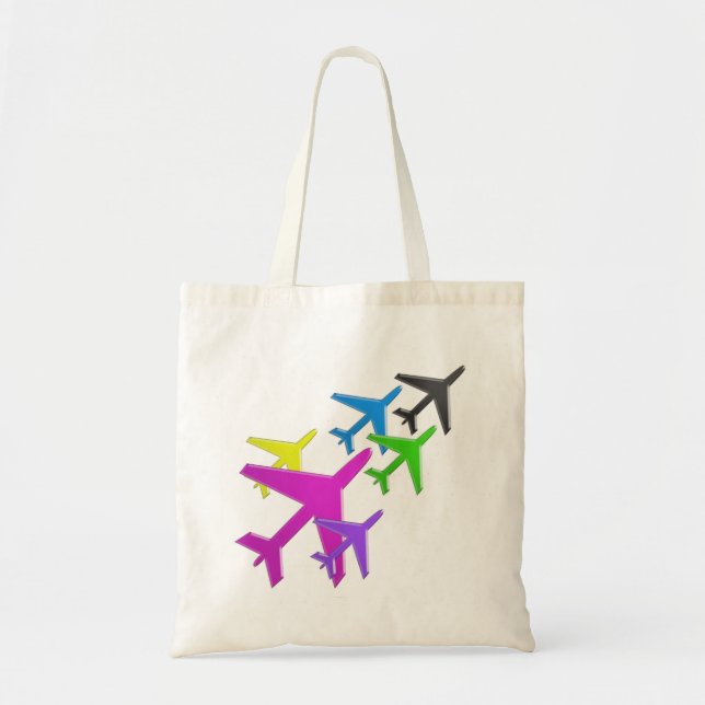 FLUGZEUG cadeaux gießen les enfants flotte d'avion Tragetasche (Vorne)
