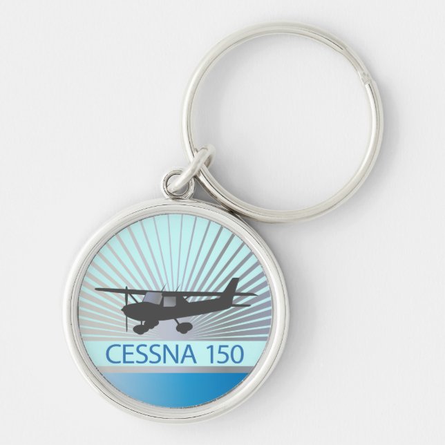 Flugzeug Cessnas 150 Schlüsselanhänger (Vorne)