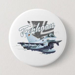 Flugzeug des Cartoon Button