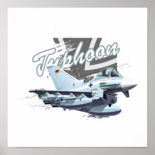 Flugzeug des Cartoon Poster