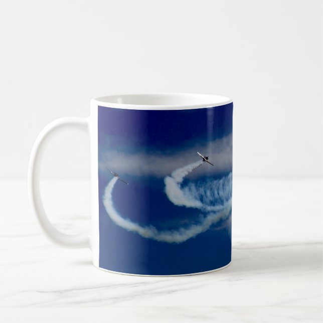 Flugzeug des Krieges Kaffeetasse (Links)