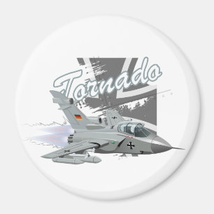 Flugzeug des militärischen Kampfflugzeugs Cartoon Magnet