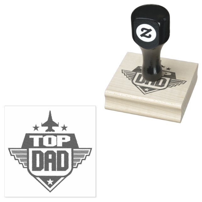 Flugzeug des obersten Vaters Gummistempel (Stempel)