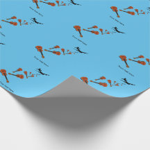 Flugzeug fällt Ukuleles ab