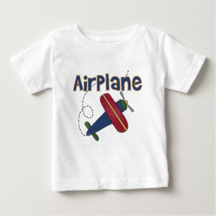 Flugzeug-Fliegen-Flugzeug Baby T-shirt