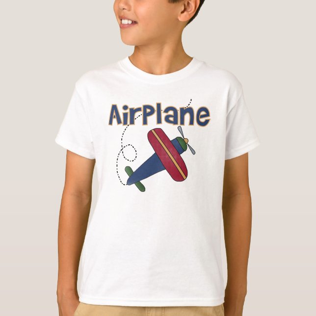 Flugzeug-Fliegen-Flugzeug T-Shirt (Vorderseite)