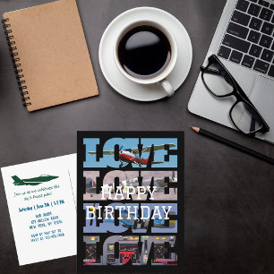 Flugzeug, Flug, Fotomaterial, Luftfahrt, Cool Postkarte