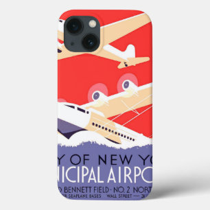 Flugzeug Flug Vintage WPA Farbige Case-Mate iPhone Hülle