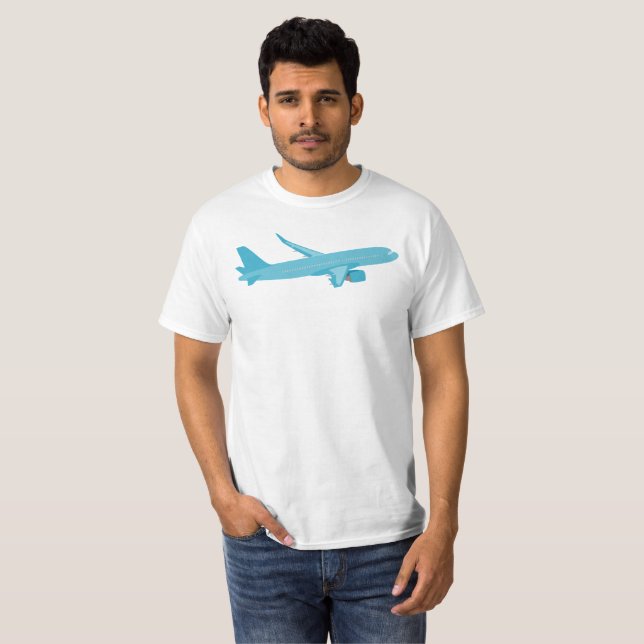 Flugzeug, Flugzeug, Flugzeug, a320, Airbus T-Shirt (Vorne ganz)