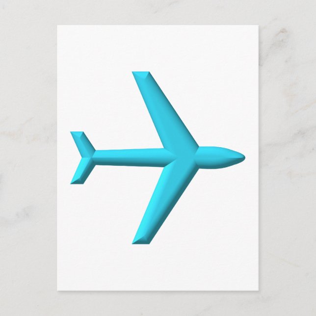 Flugzeug/Flugzeug Postkarte (Vorderseite)