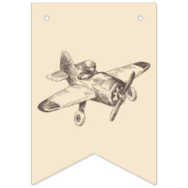 Flugzeug, Flugzeug, Vintag, BUNNING BANNER