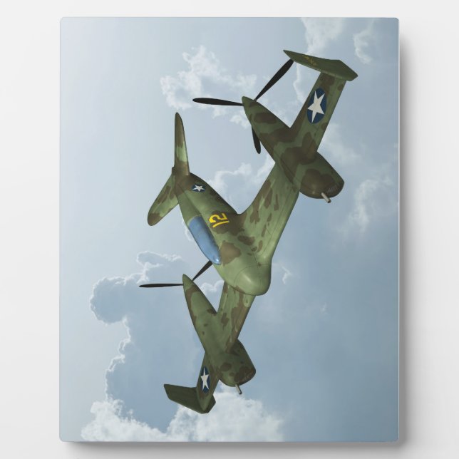 Flugzeug Fotoplatte (Vorderseite)
