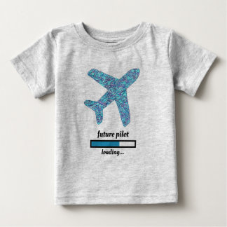 Flugzeug "Future Pilot"  Baby T-shirt
