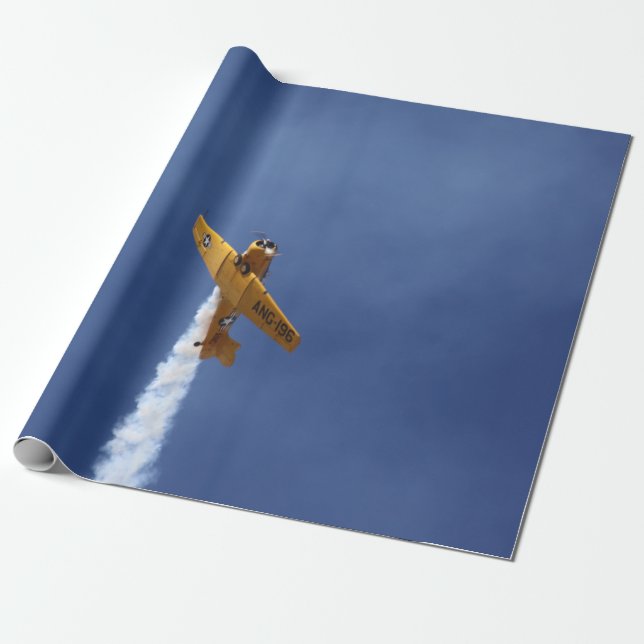 Flugzeug Geschenkpapier (Ungerollt)