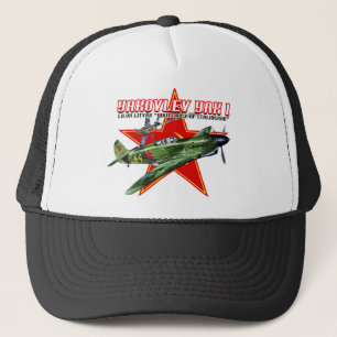 FLUGZEUG-HUT DES WELTKRIEG-YAK-1 TRUCKERKAPPE
