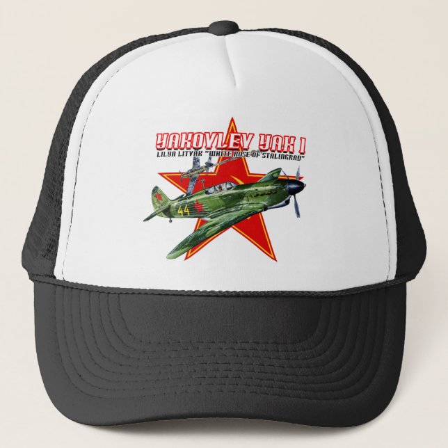 FLUGZEUG-HUT DES WELTKRIEG-YAK-1 TRUCKERKAPPE (Vorderseite)