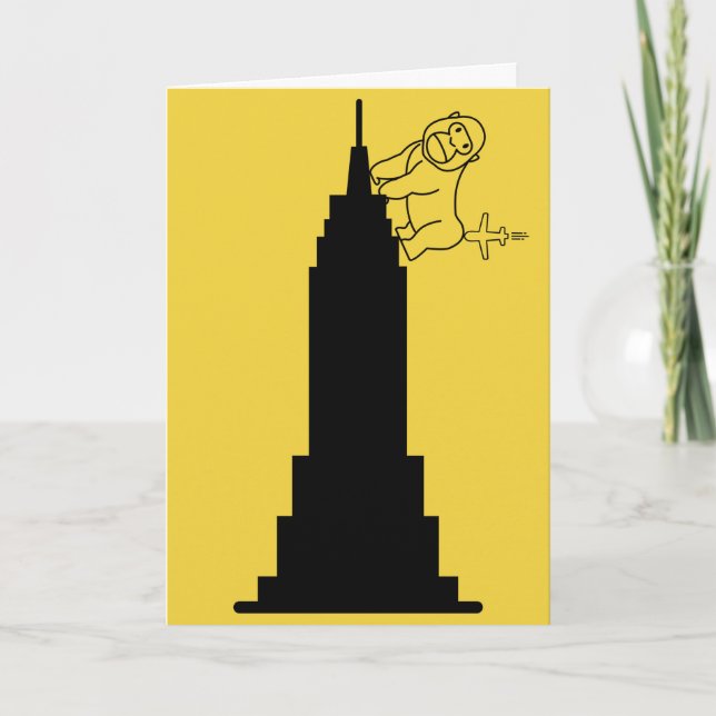 Flugzeug Im Hintern - Geburtstag Karte (Vorderseite)