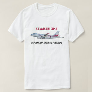 FLUGZEUG-JAPANISCHER MARINE-T - SHIRT KAWASAKIS