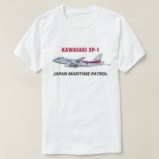 FLUGZEUG-JAPANISCHER MARINE-T - SHIRT KAWASAKIS