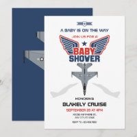 Flugzeug-Jet-Babydusche