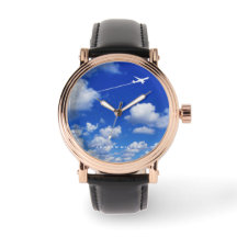 Flugzeug/Jet-Flugzeug/Personalisierte Pilot-Uhr